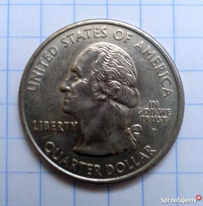 25 CENTÓW QUARTER DOLLAR 2001 USA VERMONT Parczew