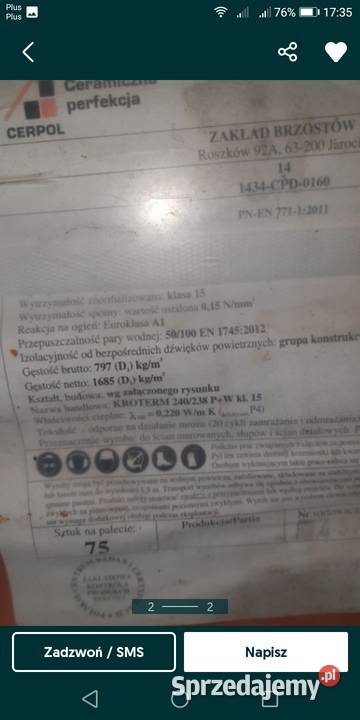 Cegła ceramiczna Cerpol wielkopolskie Pakosław