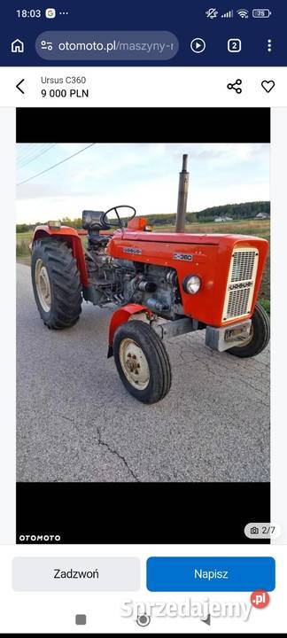 Ursus 360c Napęd 2x4 Zakopane