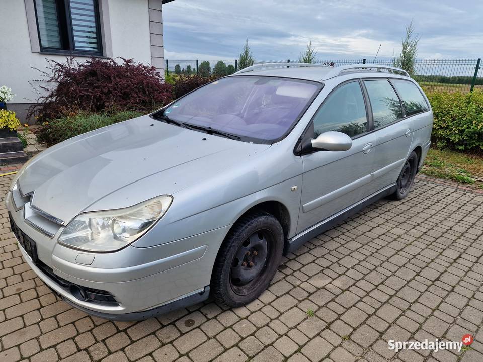 Citroen C5 II kombi 22 HDI 2007r na części uszkodzony lubelskie