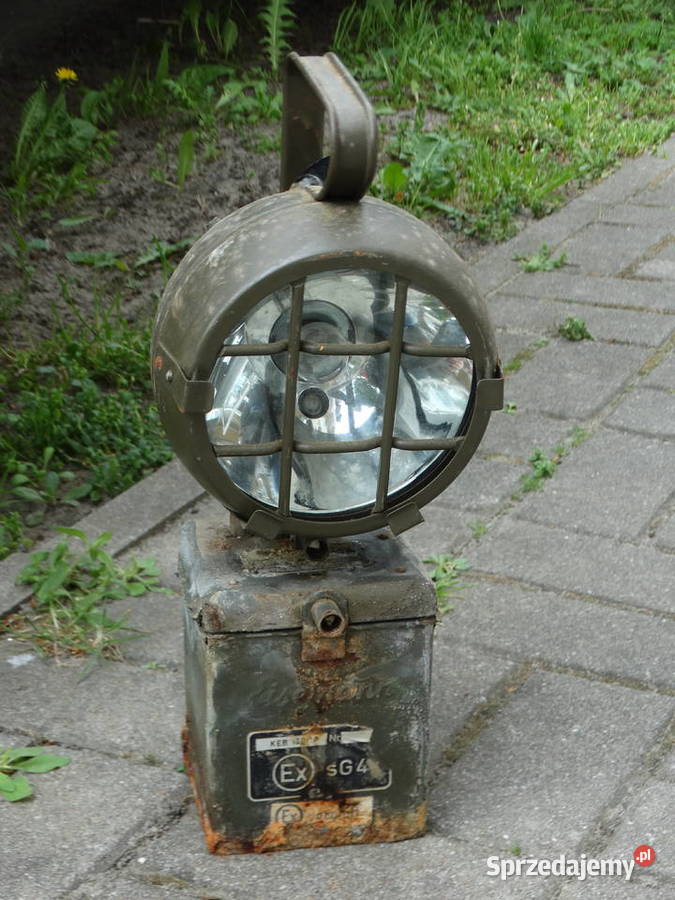 UNIKAT Lampa Wojskowa Eisemann KEB 1301 1962 lubelskie Biłgoraj sprzedam