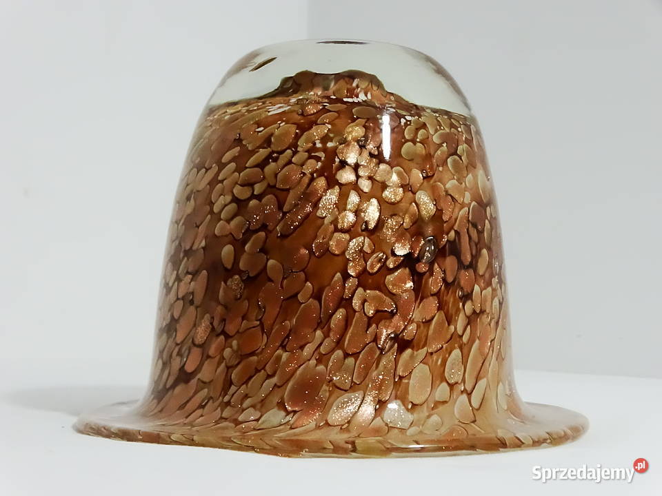 Wazon dekoracyjny szklany efekt marmuru wzór Biłgoraj sprzedam