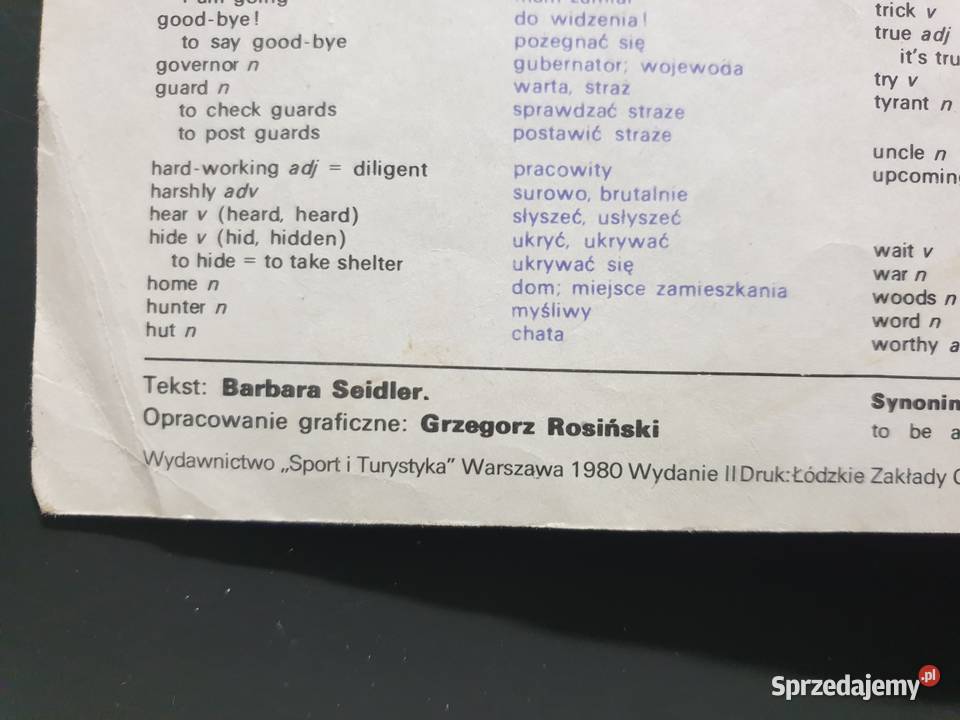 Opowieść o Popielu i Myszach jęz angielski Rok wydania 1980