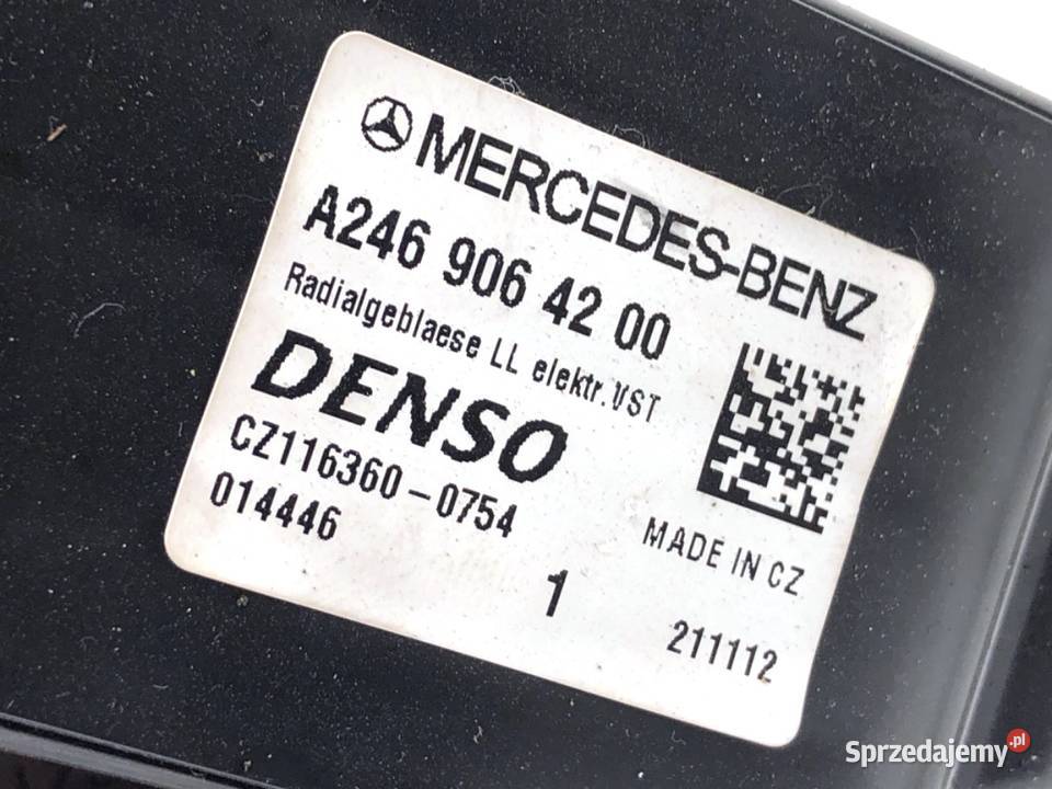 DMUCHAWA NAWIEWU MERCEDES W176 A2469064200