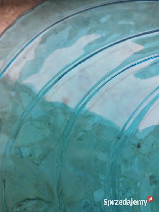 Misa patera z lazurowego szkła Mielec sprzedam