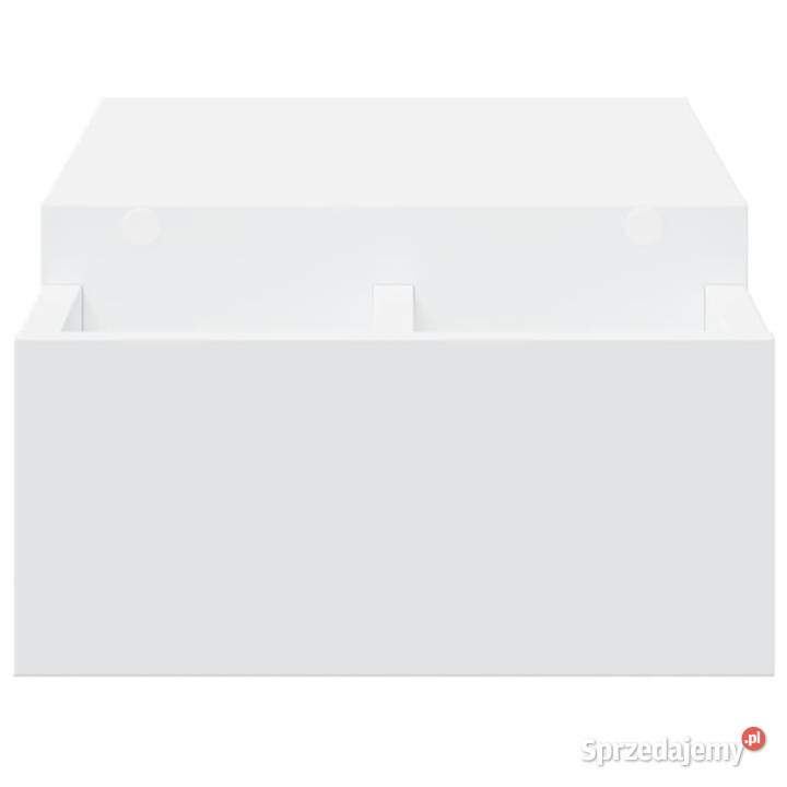 Podstawka pod monitor z przegródkami biała