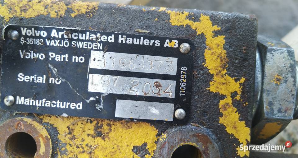 6 WYJŚĆ Zawór hydrauliczny VOLVO l97 2034 VOLVO Kielce