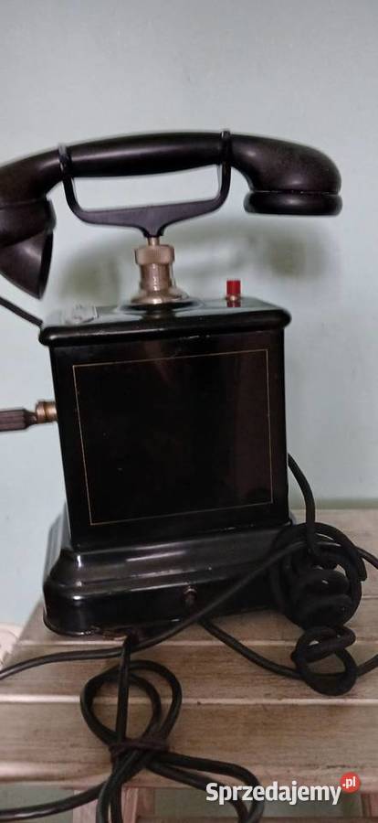 Stary telefon na korbke Kraków