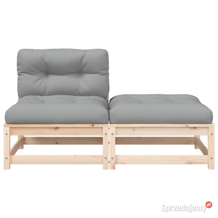 Ogrodowa sofa bez podłokietników z poduszkami i Warszawa
