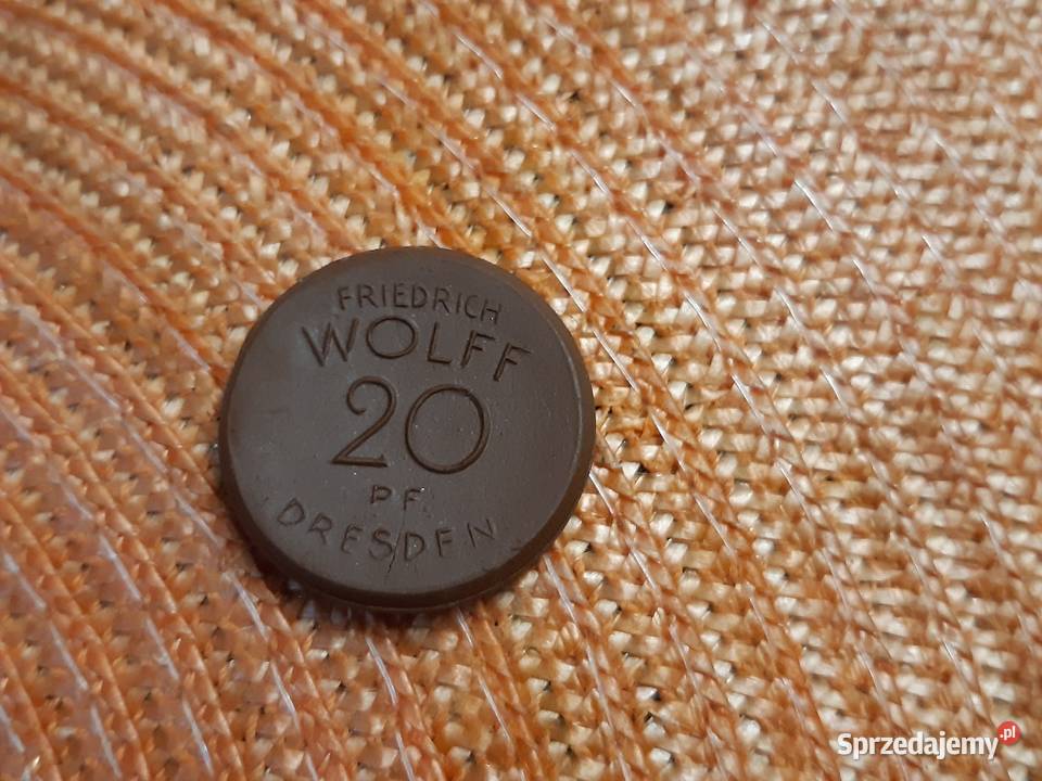 moneta porcelanowa niemiecka z 1920r Numizmatyka Numizmatyka Łomża