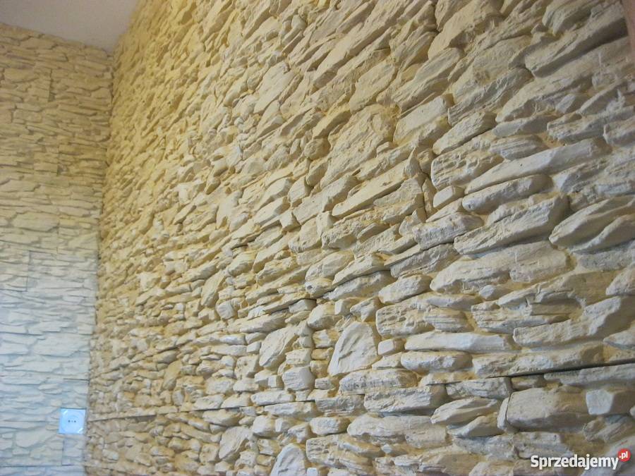 Kamień dekoracyjny Płytki gipsowe Imitacja Biały lubuskie Wschowa