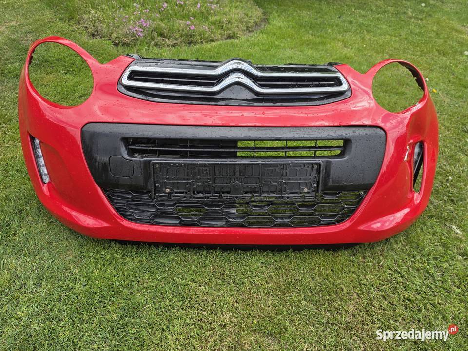 Zderzak do citroen c1 2021 czerwony z halogenami Rok produkcji 2021 Częstochowa