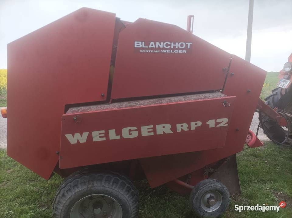 Sprzedam prasę belującą welger RP 12 Rolujące (belujące) Godlewo-Gorzejewo