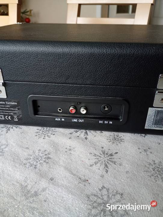 Gramofon w walizce Gramofony Lubasz sprzedam