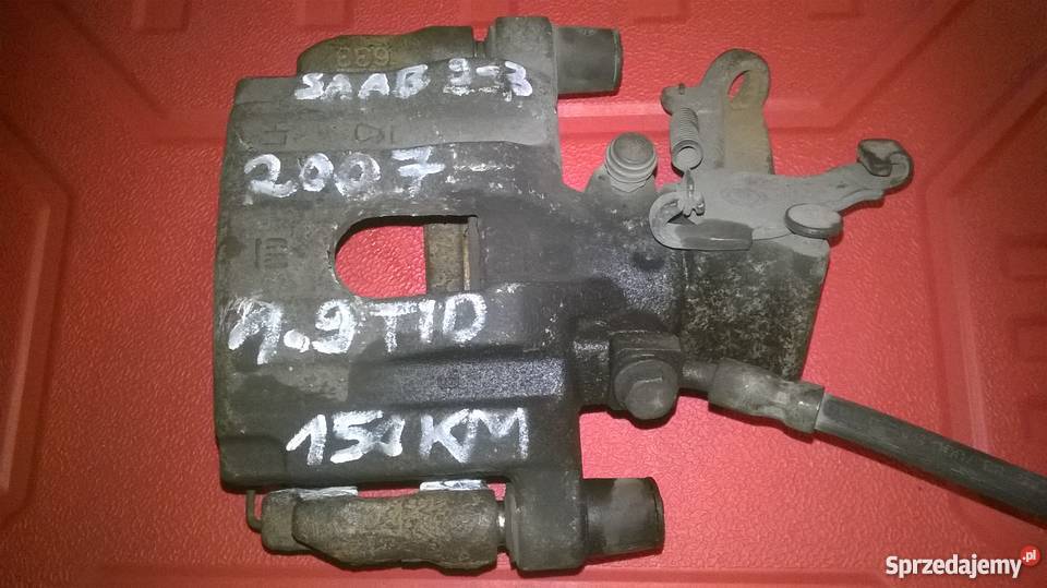 Zacisk hamulcowy SAAB 93 Vectra C lewy tył śląskie Poręba