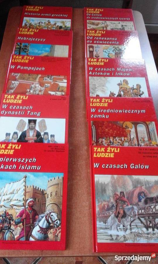 książki zestaw Tak Żyli Ludzie Popularnonaukowe Jarocin