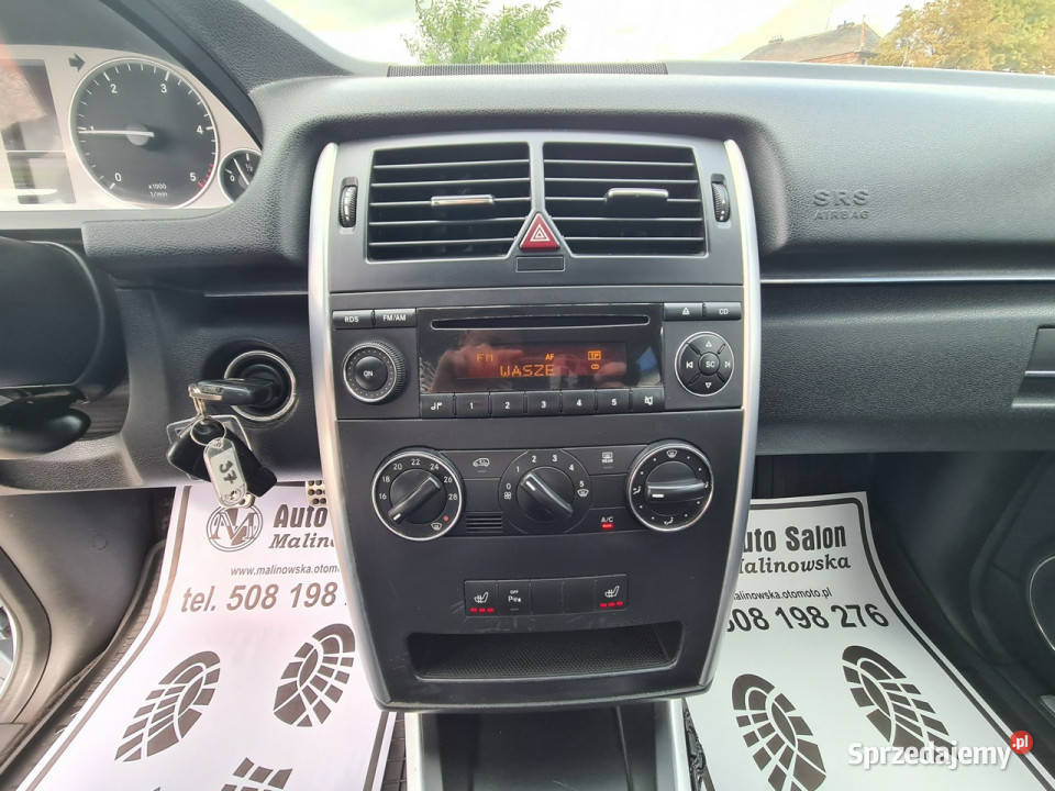Mercedes B 180 Klimatronik 2xPDC Kamera Półskóry nieuszkodzony Mercedes-Benz Wągrowiec