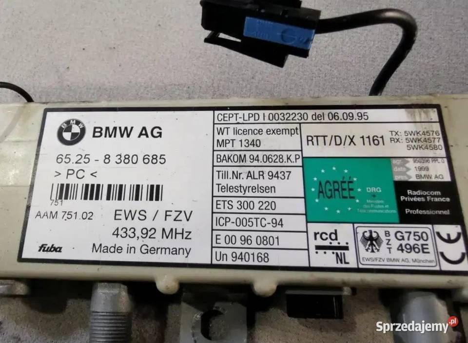 Wzmacniacz anteny BMW E39 sedan Żory
