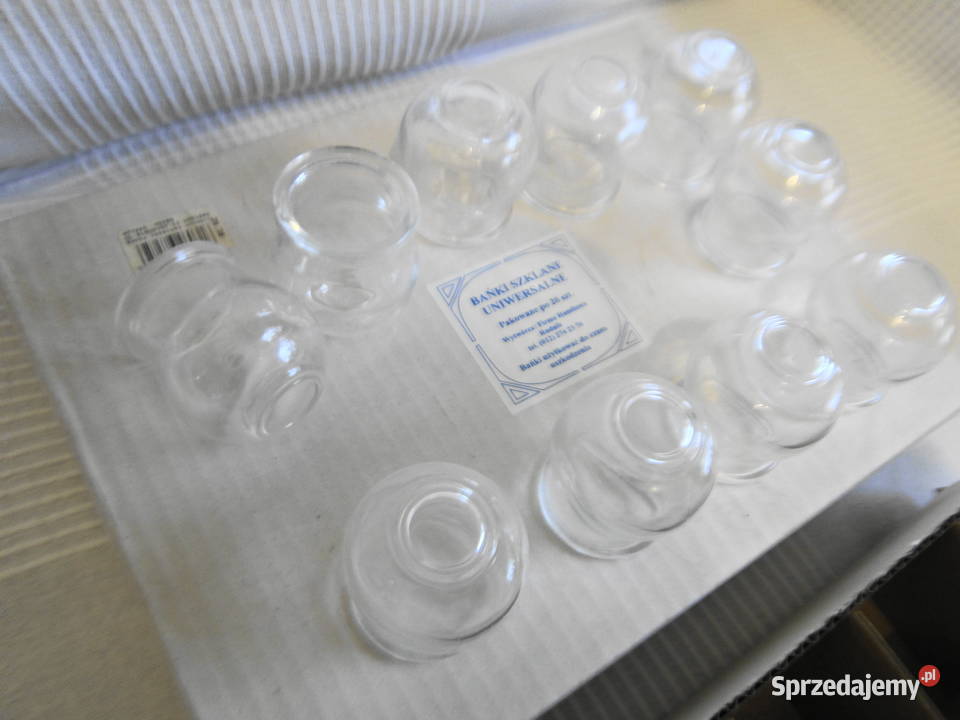 Nowe bańki szklane 10 Zdrowie i Uroda sprzedam