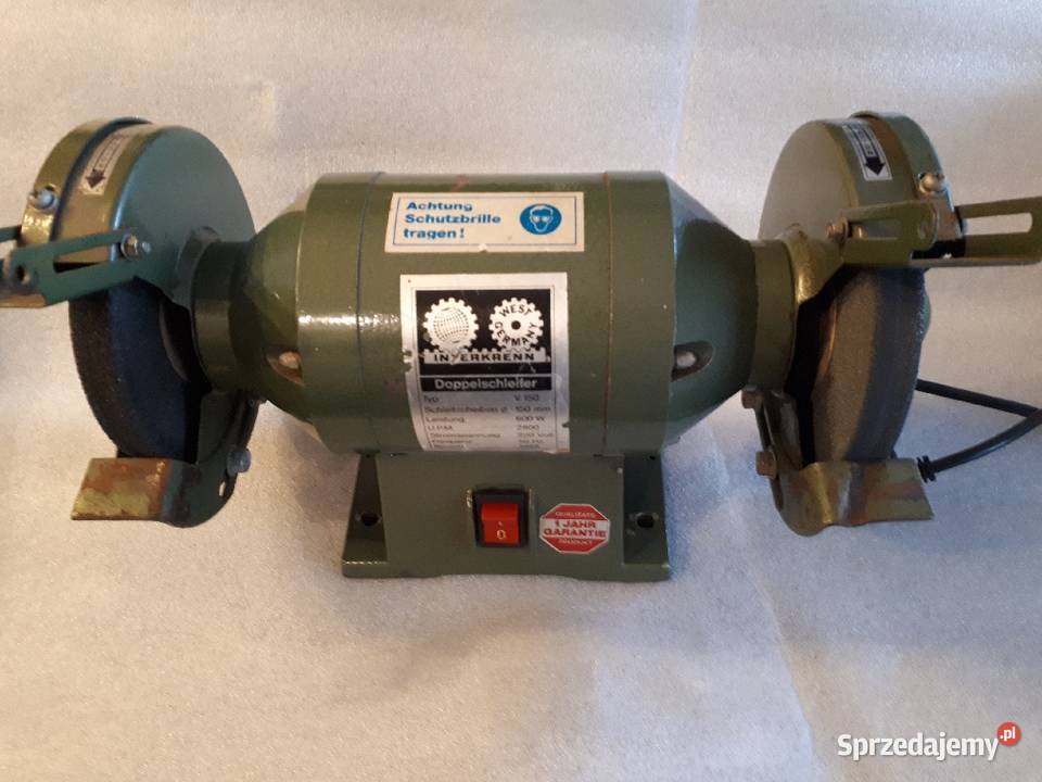 Szlifierka stołowa 600 Wat 150 mm kamienie zachodniopomorskie Wałcz
