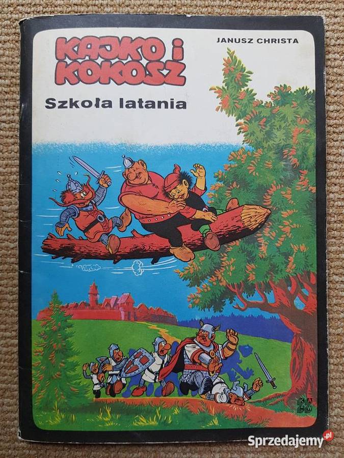 Pdf Kajko I Kokosz Szkoła Latania Kajko i Kokosz wydanie podwójne biały kruk Prl komiks unikat Warszawa