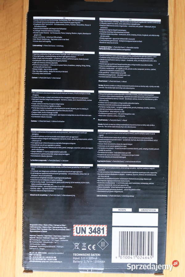 Latarka LED wielofunkcyjna Panta Safe Guard Warszawa sprzedam