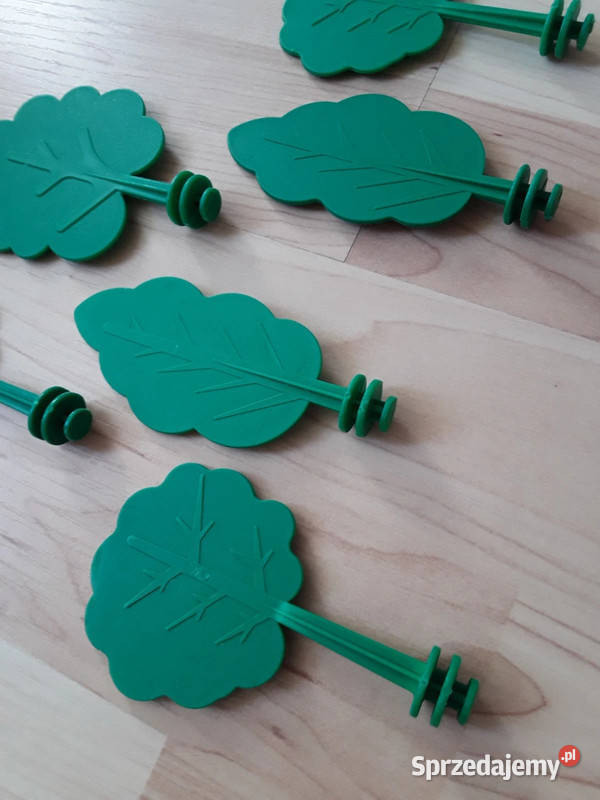 Zestaw 6 plastikowych drzewek Warszawa