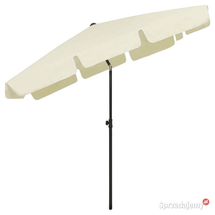 Parasol plażowy piaskowy żółty 200x125 WM314727 Warszawa