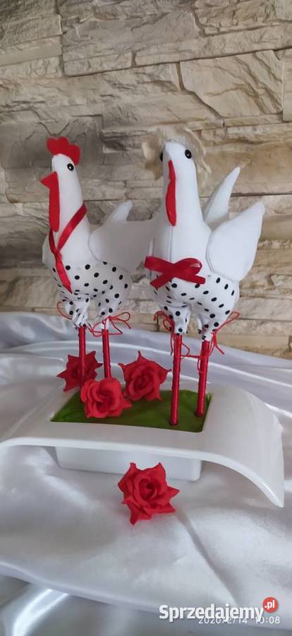 Kurki wielkanocne dekoracje świąteczne wielokolorowy