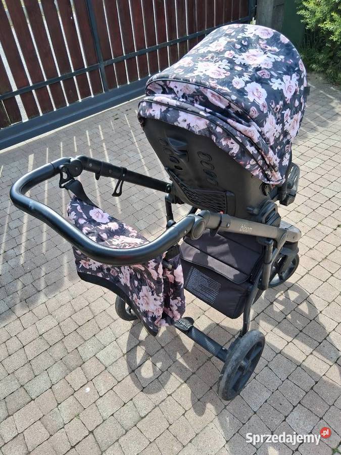 Wózek 2w1 Roan Bloom Kwiaty Gondola Spacerówka Jasionka