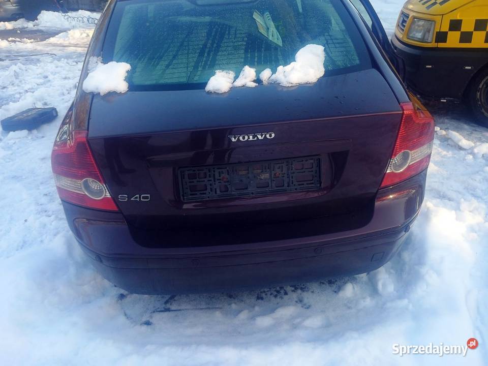 VOLVO S40 II 04 tylna klapa KOMPLETNA 46346 Karoseria śląskie Tychy
