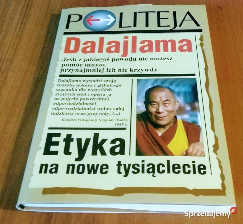 Etyka na nowe tysiąclecie Dalajlama tł Adam Gdańsk sprzedam