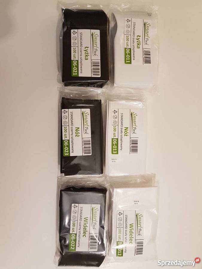 ŁYŻKA SMART PACK CZARNA SZTAPLOWANA 100 SZTUK Lublin