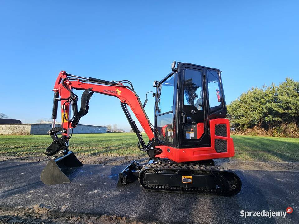 Minikoparki 15 do 2 t kubota Yanmar Oborniki
