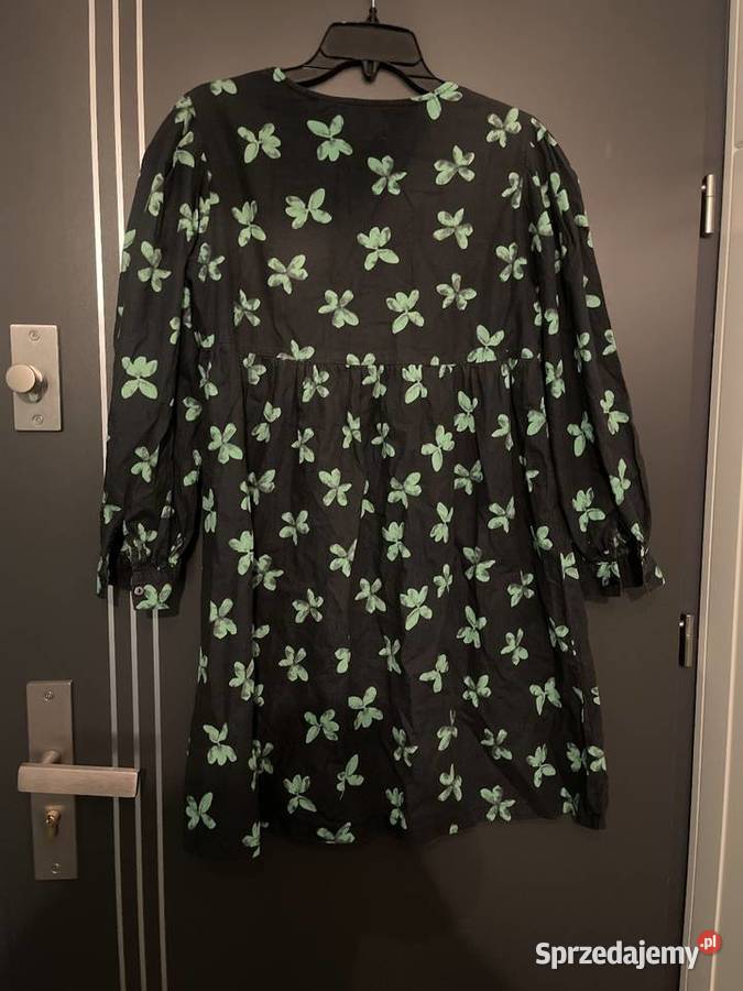 Pieces sukienka modny wzór kwiaty floral bawełna Rozmiar 36(S) Choszczno