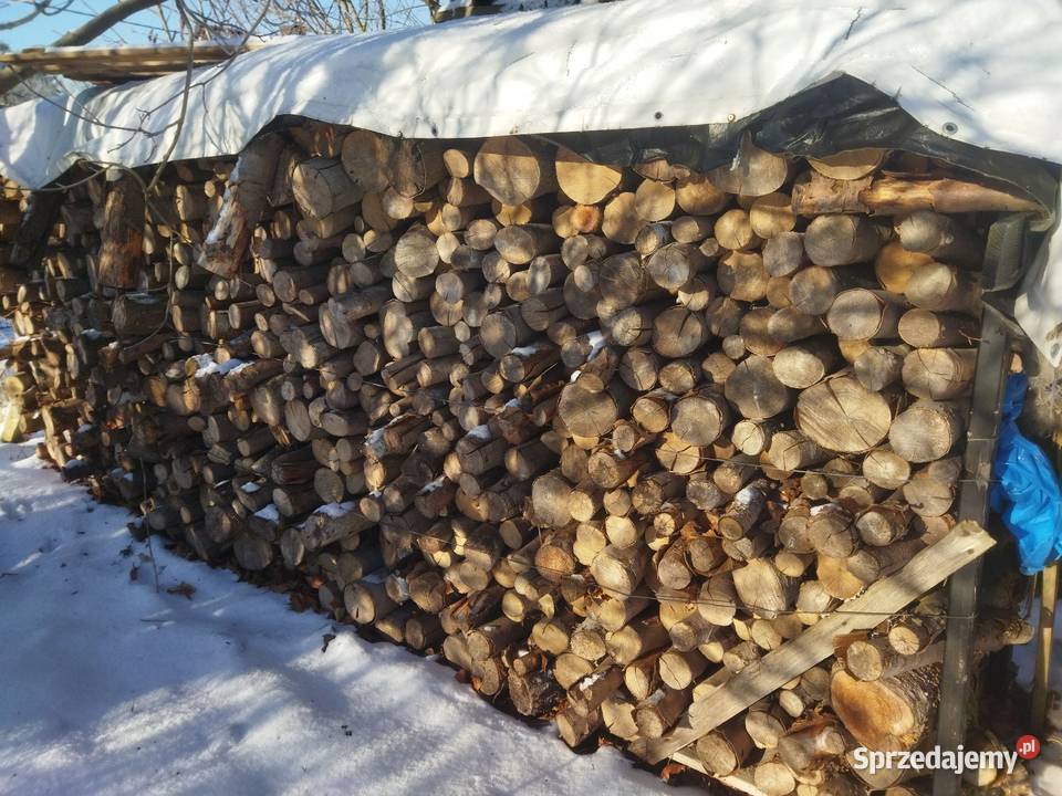 Drewno opałowe bukowe układane pomorskie