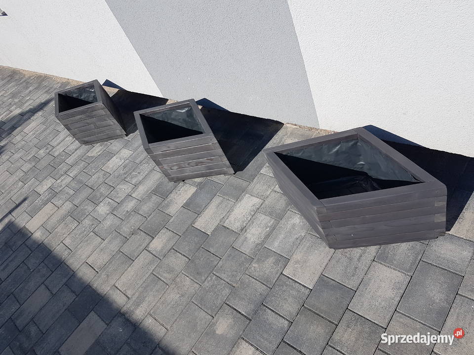 Donica drewniana ogrodowwa romb Kraków