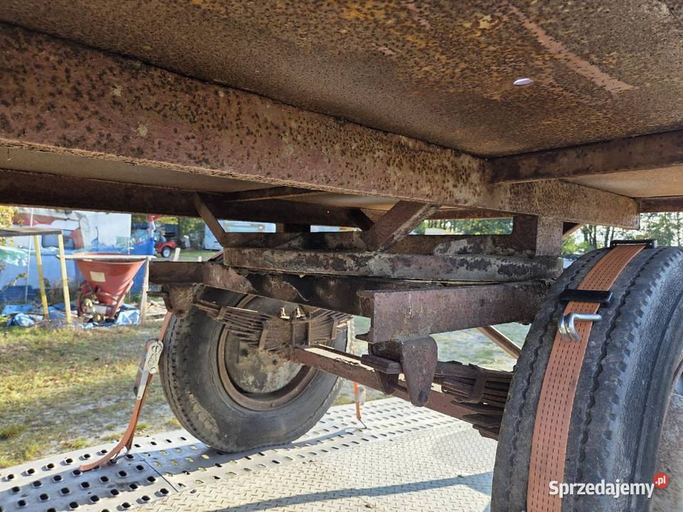 Przyczepa rolnicza 35t d44 sztywna transport Przyczepy rolnicze łódzkie Złoczew
