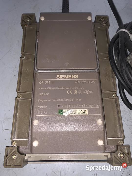 Siemens OP 393III 6es5 3930UA15 Used Pozostałe Warszawa