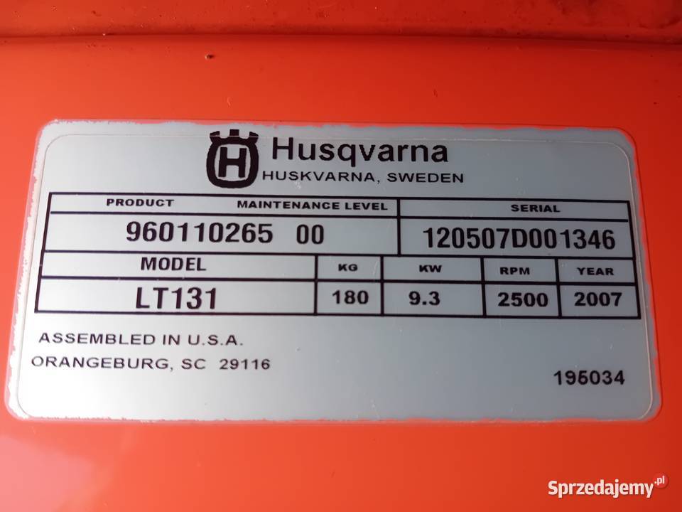 traktorek kosiarka husqvarna Traktorki