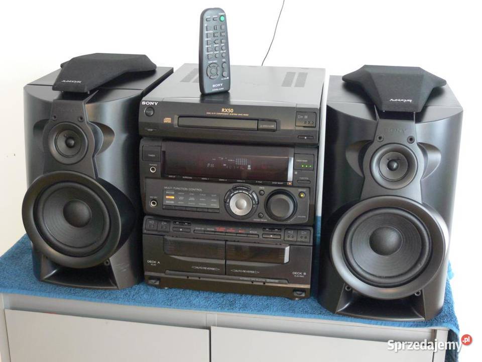 Mocna wieża Sony RX50 pilot kolumny WYSYŁKA Wieże i miniwieże śląskie Katowice