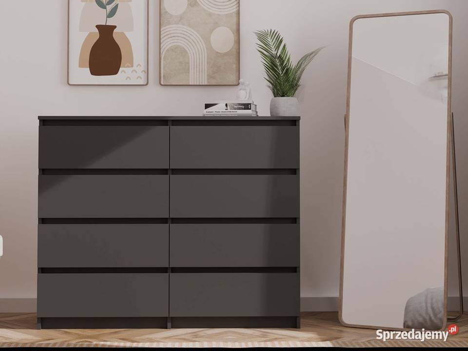 Komoda Malwa M8120 CZARNY opolskie