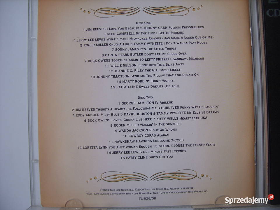 COUNTRY CD CLASSIC COUNTRy GOLDEN 60S 2 CD 2000 Wołów