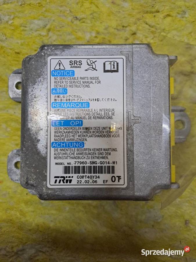 SENSOR SRS Honda Lubin sprzedam