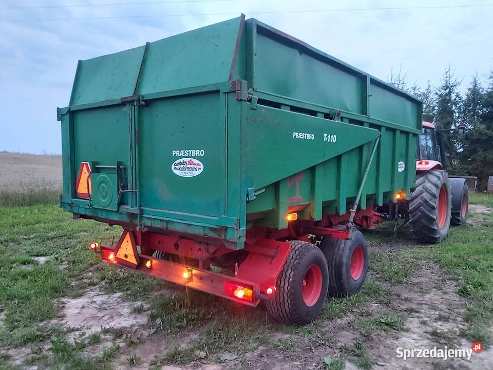 Przyczepa wywrotka tandem Praestbro T 110 prod Jabłonowo Pomorskie