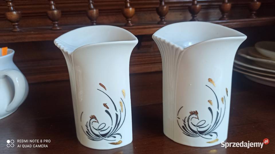 Świecznik z białej porcelany Syg Ak Kaiser Gdańsk