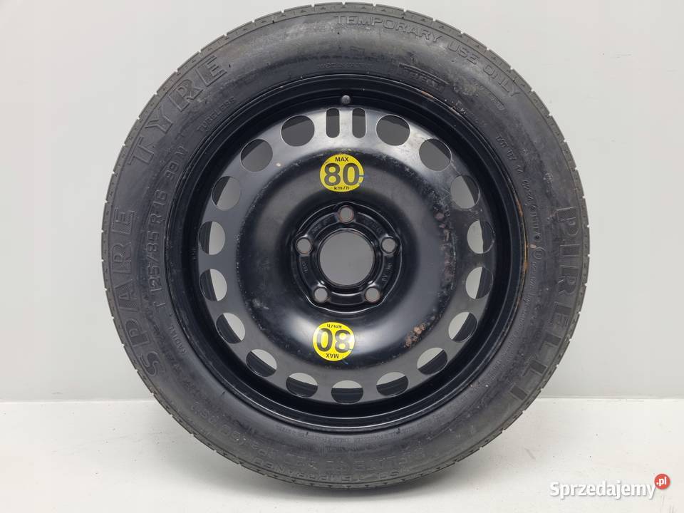 KOŁO DOJAZDOWE Opel Vectra C Astra H 12585 R16 Samochodowe Chełm