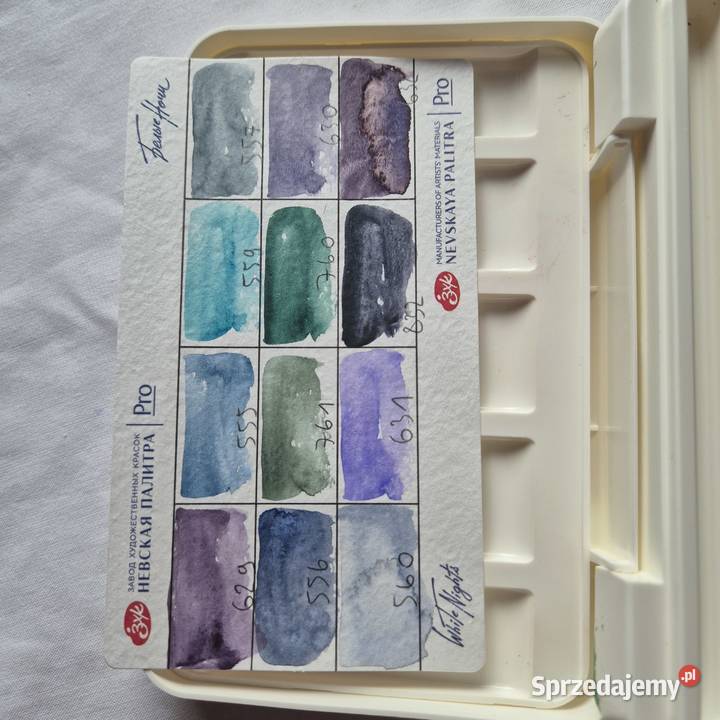 Nevskaya Palitra box 12 farby granulujące nowe Brzesko