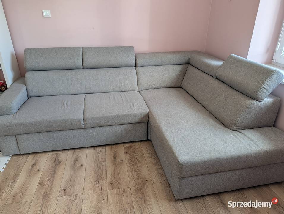 Rozkładana Kanapa z Agata meble szara stan Dankowice