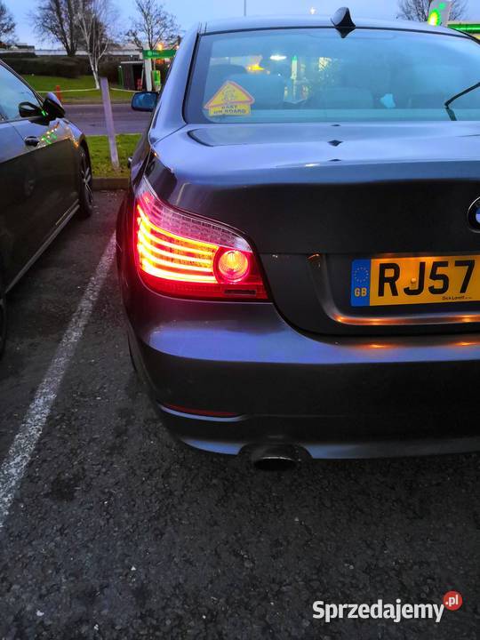 Lekko Zdekompletowane BMW e60 Anglik uszkodzony Piaski Górne